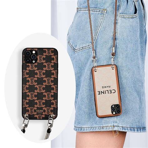 celine phone case iphone 11|luxury iphone cases with lanyard.